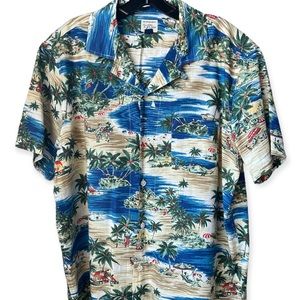 J. Crew Men’s Hawaiian Short Sleeve Button Up Shirt